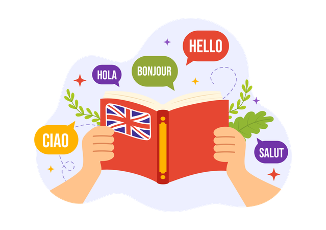 Premium Language School Illustration pack from School & Education ...