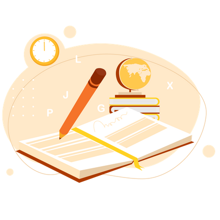 Language study  Illustration