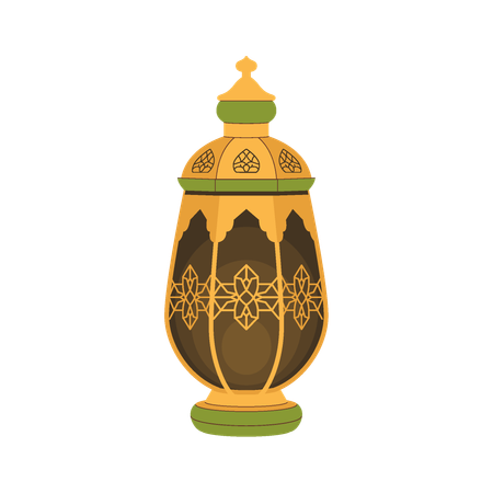 Lantern Celebrating Ramadan  Illustration