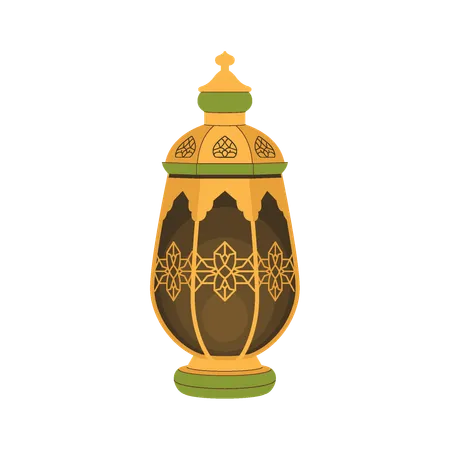 Lantern Celebrating Ramadan  Illustration