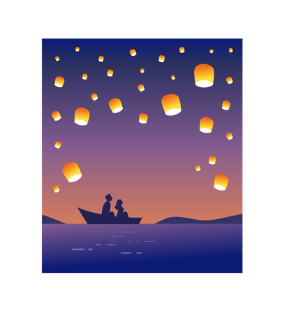Lantern Festival Illustration