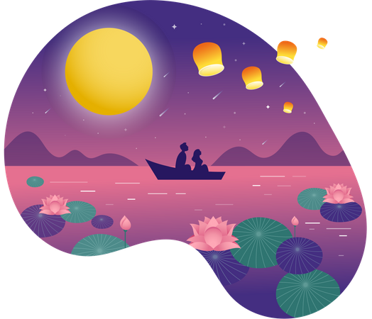 Lantern Festival  Illustration