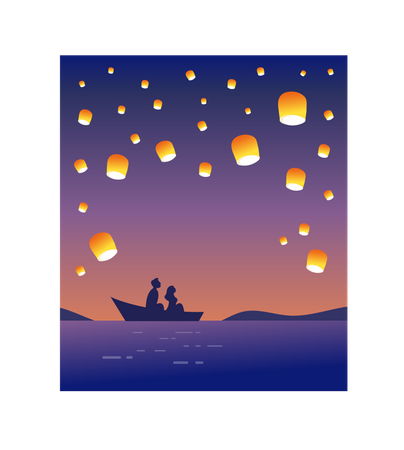 Lantern Festival  Illustration