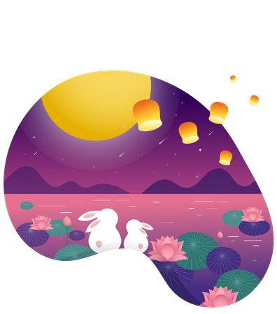 Lantern Festival Illustration