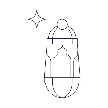 Lanterne de l'Aïd  Illustration