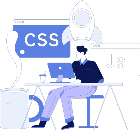 Lanzamiento de nuevo sitio web  Illustration