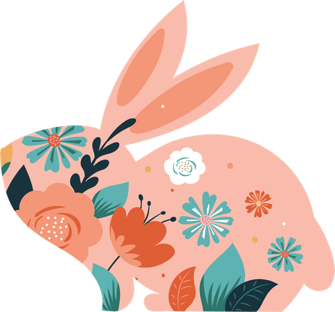 Lapin de Pâques  Illustration