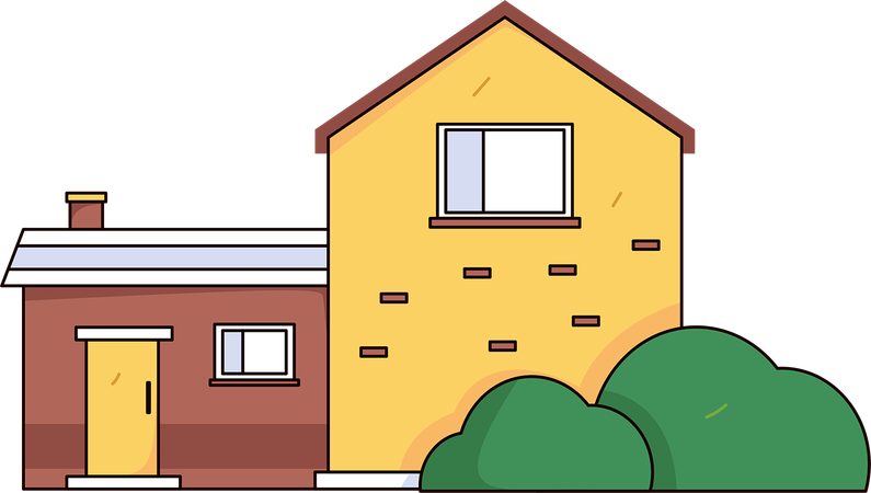 Large house  Illustration