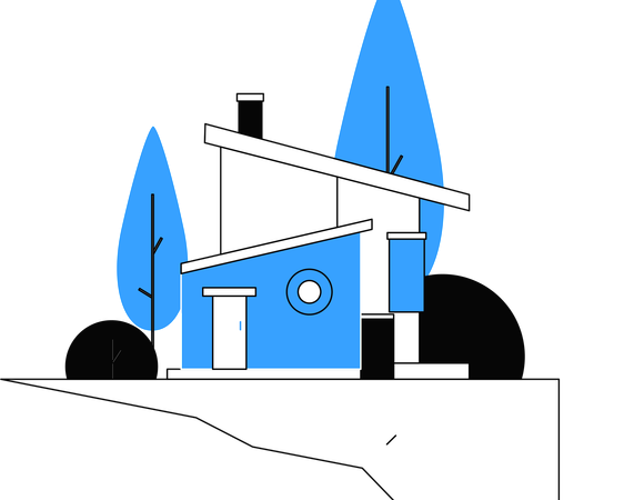 Large house  Illustration