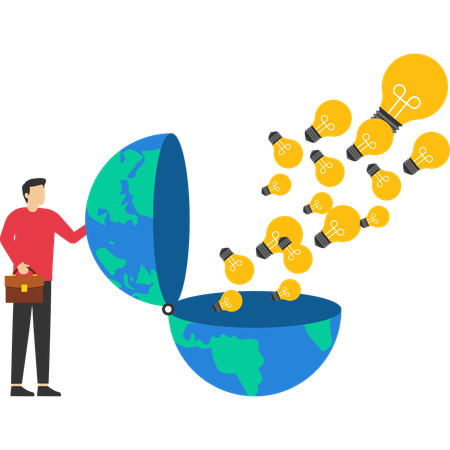 Las empresarias abren un mundo de creatividad  Illustration