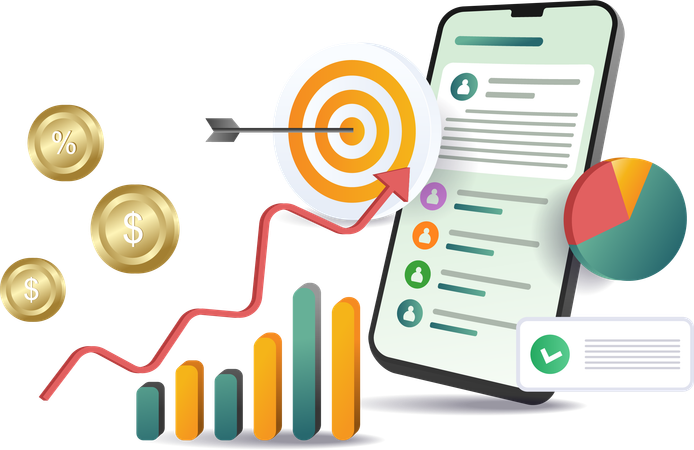 Las redes empresariales aumentan los ingresos empresariales  Illustration