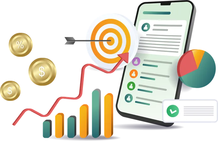 Las redes empresariales aumentan los ingresos empresariales  Illustration