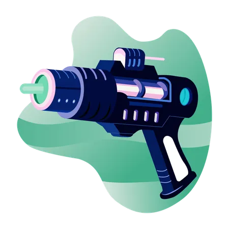Laser Gun  Illustration