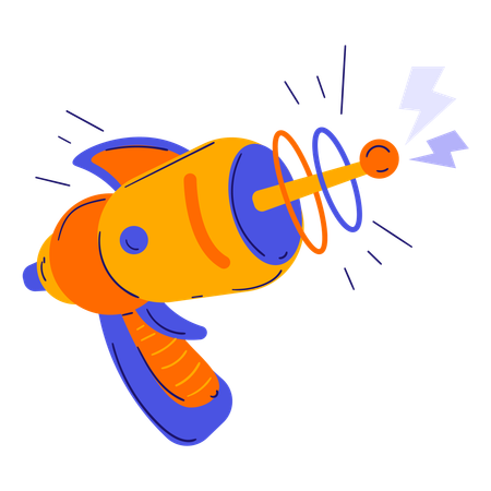 Laser Gun  Illustration