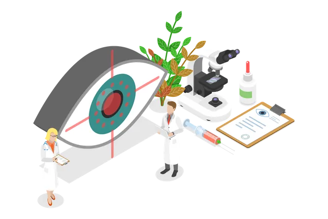 LASIK-Augenoperation  Illustration