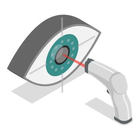 Lasik-Operation  Illustration