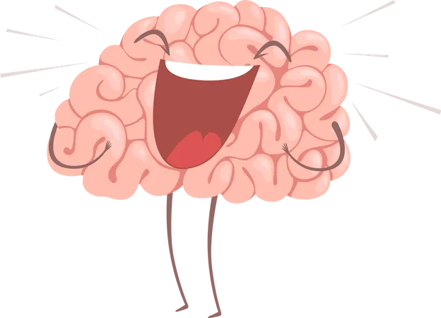 Laughing Brain  Illustration