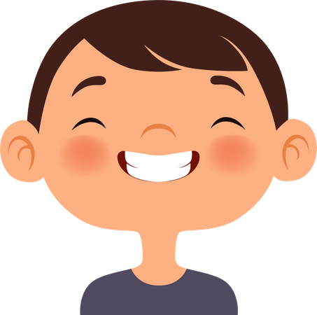 Laughing Face  Illustration