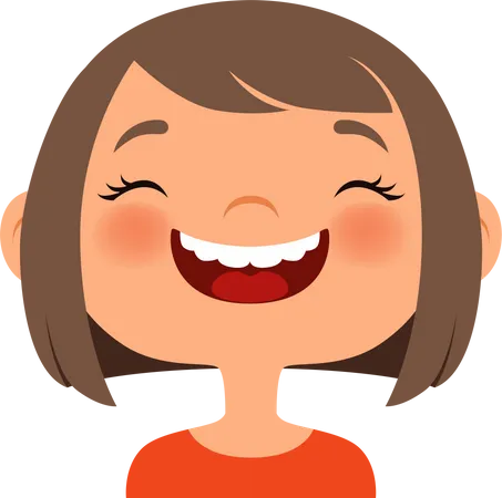 Laughing Face Illustration