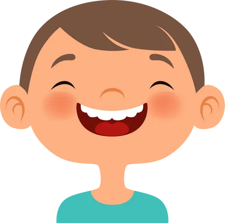 Laughing Face  Illustration