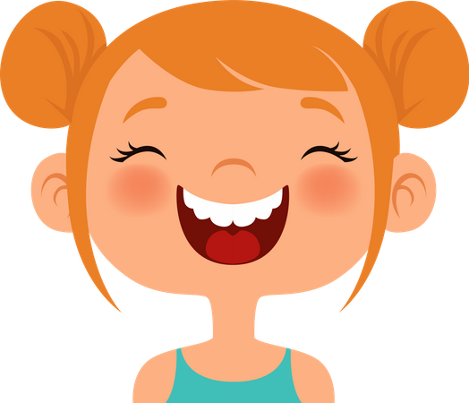 Laughing Face  Illustration