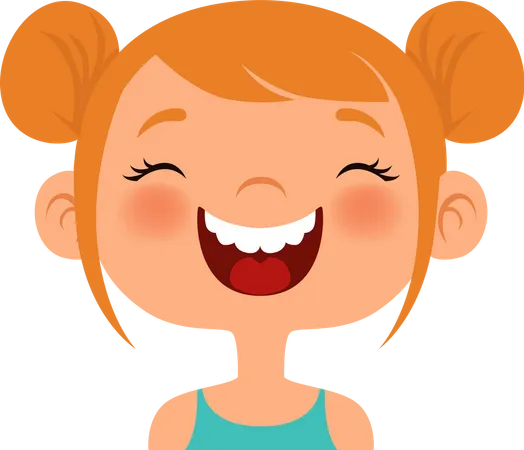 Laughing Face  Illustration