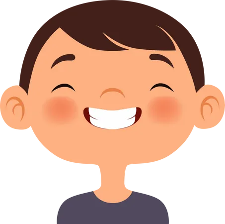 Laughing Face  Illustration