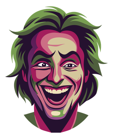 Laughing Man  Illustration