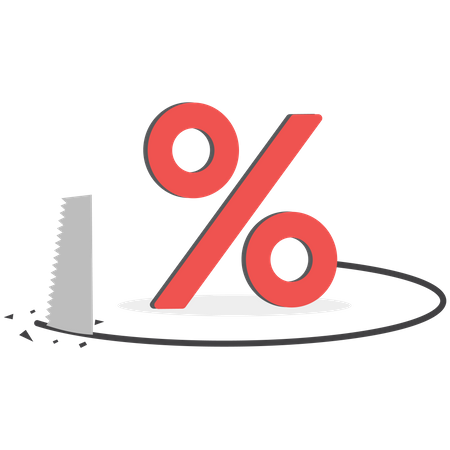 La hausse des taux d’intérêt entraîne la faillite des entreprises  Illustration