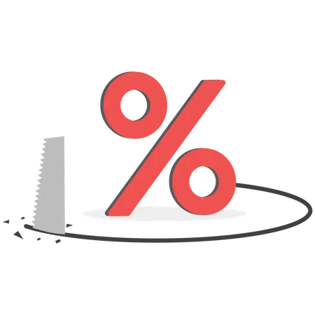 La hausse des taux d’intérêt entraîne la faillite des entreprises  Illustration