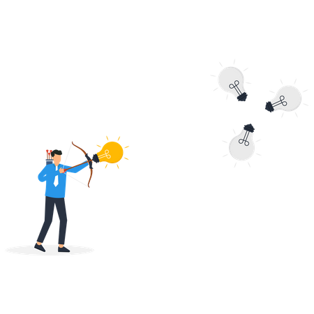 Launch new idea  Illustration