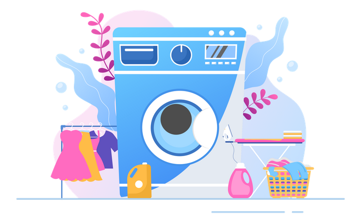 Laundry  일러스트레이션