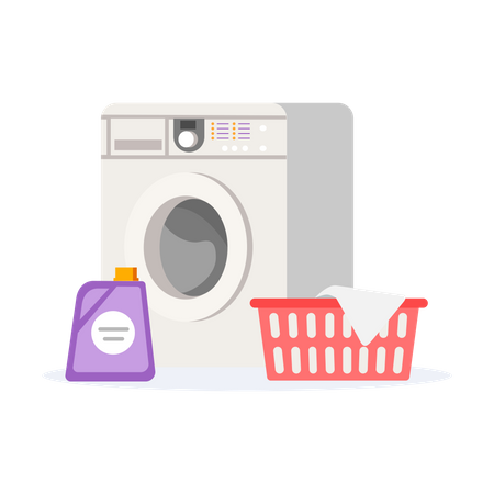 Laundry machine  Illustration