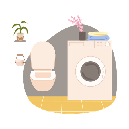 Laundry Room  Illustration