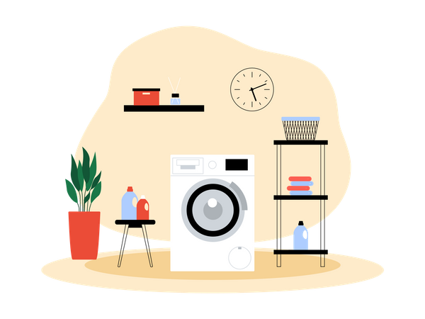 Laundry room  Illustration