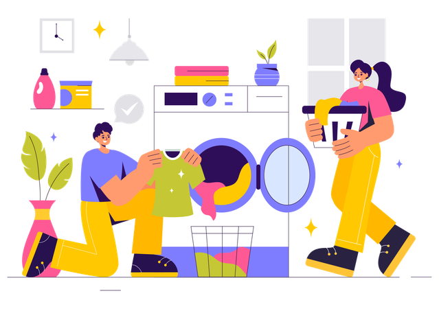 Laundry Room  Illustration