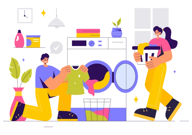 Laundry Room  Illustration