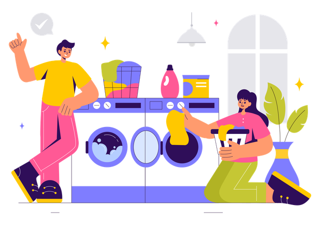 Laundry Room  Illustration