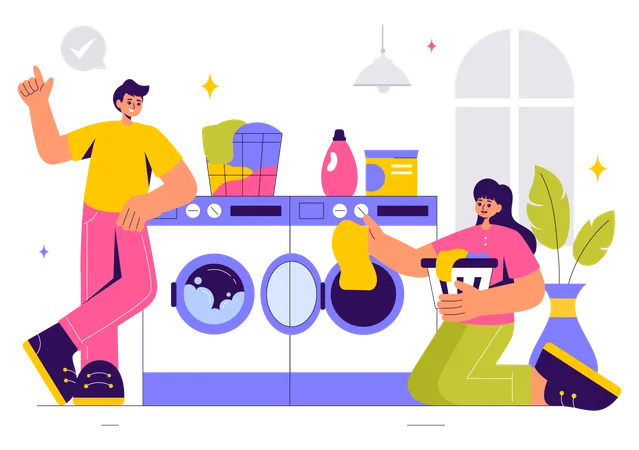 Laundry Room  Illustration