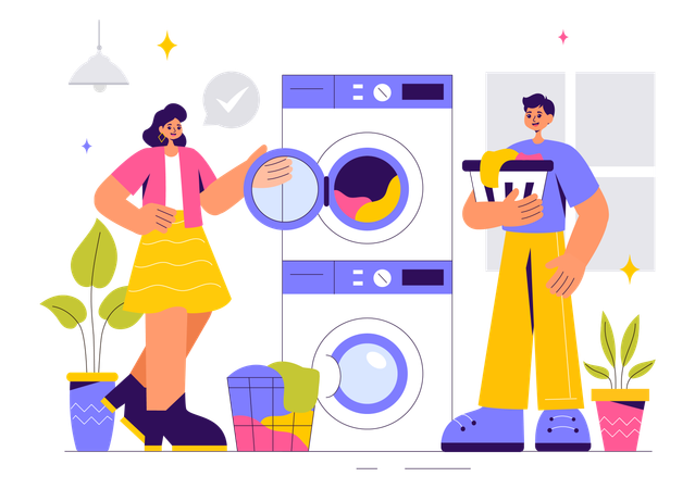 Laundry Room  Illustration