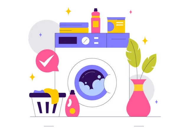 Laundry Room  Illustration