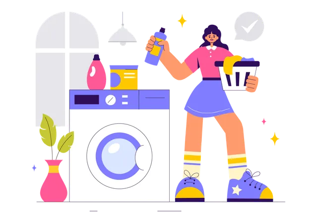 Laundry Room  Illustration