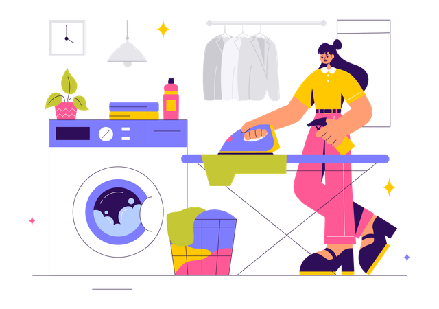 Laundry Room  Illustration