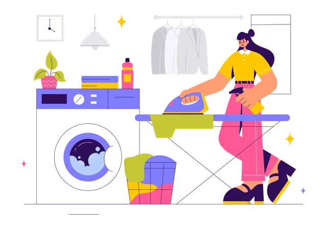 Laundry Room  Illustration