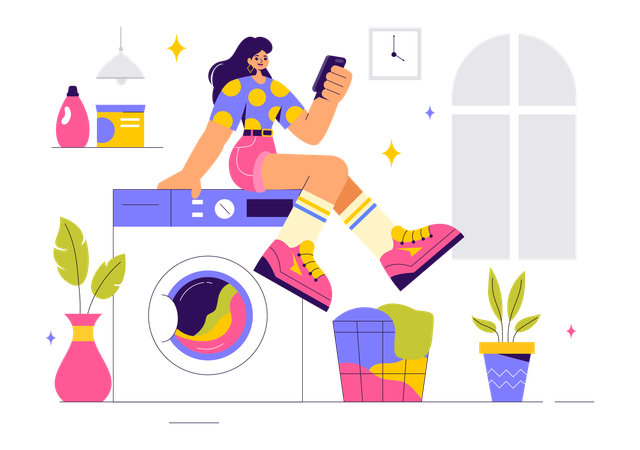 Laundry Room  Illustration