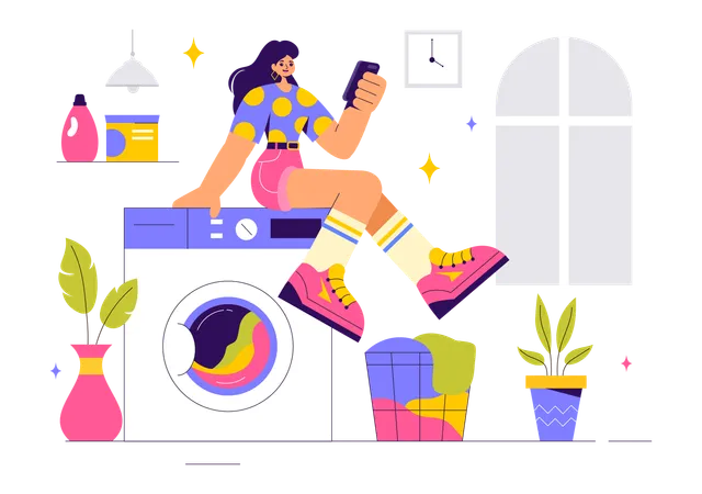 Laundry Room  Illustration