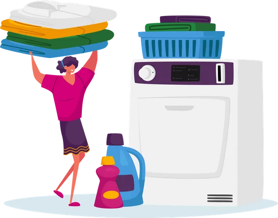 Laundry service  Illustration