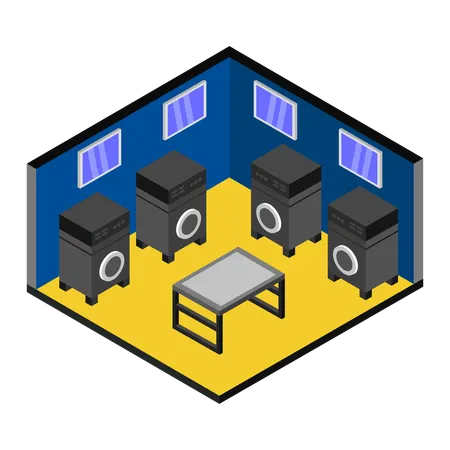 Laundry Setup  Illustration