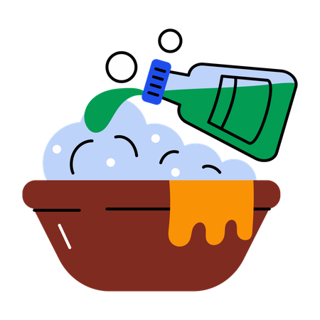 Laundry Tub  Illustration