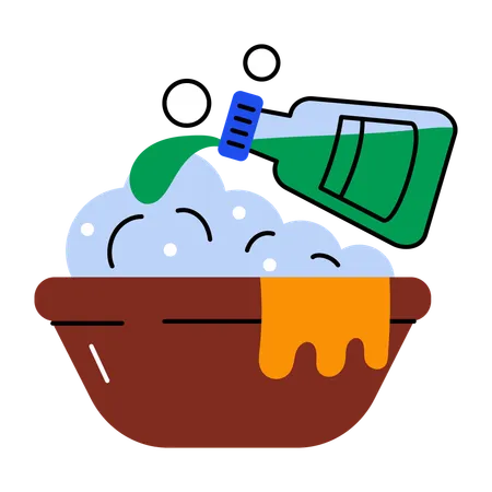 Laundry Tub  Illustration